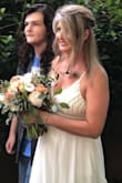 We had a casual backyard wedding in the summer in Atlanta. The dress was great for the ceremony, but I didn't wear it long since it was very hot. I got many compliments. - Gina G.
