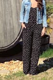 I got this jumpsuit for trip I had to Nashville and it was perfect! This can easily be dressed up or dressed down depending the look you want! It is also very comfortable and flowy! And of course pockets are always a plus! - Alyssa P.