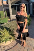 This skirt and top was perfect for a date night! Add wedges or heels for a summer night out! I got lots of compliments! - Ashley T.