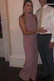 I wore this to a wedding last night and received a million compliments! The fit was very flattering, but it's definitely got some length. I could probably continue to rock this outfit without alterations but I think it would probably help if it was about an inch shorter! Still love. - Kayleigh S.