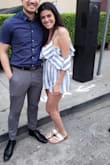 I never purchased white sandals because I couldn't find some I really liked and I loved these. I wear a 7 but always get a 7.5 in sandals. 

The romper is also from Lulus! - Yoanna E.