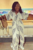 I was in search of a modest light weight flowy maxi dress with sleeves for my cruise. This one was perfect. - Cynthia P.