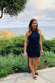 I bought this to wear to a formal wedding... I always wear a LBD but this is a classic and beautiful dress and I'm so glad I wore it instead! I planned on wearing silver heels like the photo but mine broke in the way out the door, so black strappy heels worked in a pinch. I got a bunch of compliments, it fits perfectly, not too tight and not too short. This is a dress I can wear over and over again, it's beautiful! - Alyse E.