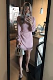 Wore this dress to a bridal shower during June weather in nyc & it was absolutely perfect!! The pink color is so subtle yet so beautiful! The color stands out but in a really chic summer classy kind of way. I also really love the long sleeve because I do have tattoos on my arms I wanted to cover but it didn't make me too hot or anything. Absolutely in love with this dress & cant wait to wear it again for a different wedding!! - Hyejin B.