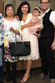 I wore this dress for my daughter's baby dedication, and it was perfect the embellishment on the neckline was beautiful the length was easy breezy, and I was extremely comfortable. I just put on some tall skinny heels and it was a pretty glam outfit. - Cynthia E.