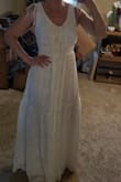 I honestly didn't love it on myself. I felt like it was tight around my arm pits, but very big everywhere else. I plan on selling it or returning it. - Kathleen D.