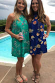 This was a very comfortable dress! I got several compliments! The under arm area was a little big, and I prob could of went with a small, but the length would of prob been even shorter. It is a short dress, so if you are tall take that into consideration! - Dovie T.