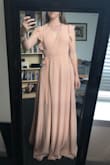 Such a sweet dress, that wears like a dream. It feels well constructed, with a fully lined skirt. I thought that the blush color was a little to close to my own skin tone, but if not for that it would have been a great dress. - Kelly G.