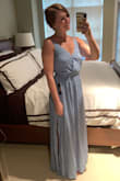 I just received my dress in the mail yesterday and it is amazing!! I normally wear a small in Lulus but read other reviews and ordered an extra small and it fits perfectly! It does come a little wrinkled but that's to be expected. I am 5'4" and have a 2.5 inch heel on and it's perfect length. 10/10 recommend this dress. I can't wait to order it in more colors! - Kalli K.