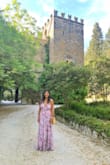 I purchased this dress to wear at a wedding in Italy. This dress is very flattering on, and it made me feel like a princess wearing it. It does run very long even with a 3.5" heel on, so I had to get it hemmed. I received a lot of compliments at the wedding. Highly recommend getting this beautiful dress!! The only thing though, I really wish it had pockets! - Laura P.