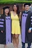 I don't normally like yellow dresses on me, but this dress is perfect. I love the color. It fits me well. I wore this dress for my boyfriend's graduation. - Thao N.