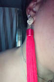 I love these earrings. Very stylish and sexy. - Tabetha S.