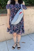 This is a great dress for any occasion. I think the floral pattern is super cute and the color is nice. The dress easily stays on and doesn't ride up at all. It's super comfortable and goes well with the Lulus sandals I got! I wish it was a little shorter lengthwise because I'm only five feet tall, but I don't mind the length too much. I bet it would look perfect on someone who's 5'2'' or 5'3'' though. - Amy T.