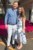 This fit perfectly! It was great and flows and flirty for my rehearsal dinner! It does wrinkle pretty easily though. The blue matched my wedding color perfectly! - Victoria V.