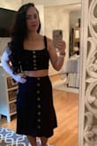 I liked this dress, but the elastic along the back definitely gave a muffin-top like appearance that is unique to this dress. The muffin top effect was not noticeable from some angles but enough that I felt like I needed to return it. - Cassandra S.