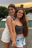The top fits great and is perfect to wear on nights out with cutoffs. The cut is very flattering and the fabric is stretchy along with comfortable. However, the material is a little bit thin so if worn without a bra and only sticky-boobs...your accessories will show through. - Camille T.