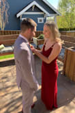 The material was a little heavier than I thought it was going to be but the fit was perfect! - Alyssa A.