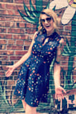 I saw this dress on the website and fell in love! It is even more gorgeous in person. It is light and flowy and perfect for spring/summer! I ordered the small and it fit perfectly. - Kayla S.