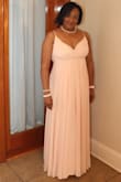 This dress is more than what I dreamed it would be. I ordered it for a wedding that I attended and the fit was perfect. Yes it is long but with my open toe three inch heels it was just right for me! - Pamela H.