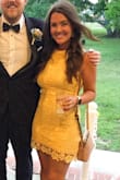 I got a medium and it was a PERFECT fit! Such a great dress for weddings! - Katelyn L.