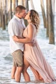 Wore it for my 10 year anniversary pictures on the beach. The slit and flowy fabric were perfect! - Marianne B.