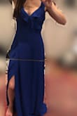 I'm happy with the dress. The material is a bit thicker than expected, but not in a bad way. I would definitely recommend Lulus. My order was delivered in less than 2 weeks, although I'm not from the US. Also, thumbs up for the customer service! - Patricia F.