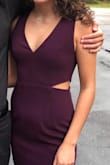 Fits perfect and comfy nice color. 
Classy for dinner or family event. It's not too revealing. - Allison C.
