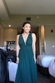 This was the first order that I have ever placed with Lulus and they completely won me over. I was extremely impressed with how quick the shipping was and the wonderful quality of the dress! I bought this for a spring wedding and I received countless compliments! I was a little bit worried about the deep v plunge and high slit but it made me feel sexy while being tasteful and classy! Since I am short, I did have to go get the dress tailored but other than that, I completely fell in love with the dress and Lulu's outstanding customer service! - Melanie A.