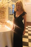 I wore this to a wedding and received so many compliments. Based on my measurements I should have ordered a medium. However I have small shoulders and the tops of dresses tend to run big on me so I ordered a small. It fit well. I'm 128 lbs. - Sonia W.