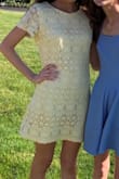 this dress was the CUTEST!! I wore it to a June wedding and got endless compliments on it from everyone I saw! the beautiful color made it really stand out and really matched well with my skin tone. so in love with this style and color and can't wait to wear it again! A MUST buy! - Soule R.