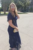 I wore this dress to a wedding and was obsessed with it. It made me amazing but comfortable at the same time. Super flowy and breathable. - Indre K.