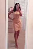 I wore it for an outside wedding and it was perfect. Fits my body like a glove. - Sively P.