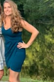 Great dress! I read that it ran a little small so I ordered a size up. Fun color! - Elayna V.