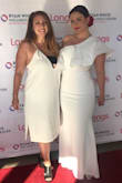 First off - I have to note my bra size is not listed, I am a 32G, and the large dress was more than accommodating to my very hourglass figure. This dress has plenty of give and is body-skimming in the most beautiful ways. 10/10 - I was the belle of the ball at the white party and AIDS research fundraiser for which I had purchased it! I did have on 3.5" heels, so the skirt is long and lovely! - Sara C.