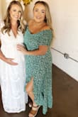 Amazing fit (plenty of room for bigger busts!) and equally flattering! So many compliments on this gorgeous green dress! - Charlotte C.