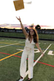 Searched high and low for a suitable white graduation outfit for my daughter and got referred to Lulus by a friend. Ordered this jumpsuit, it arrived on time (2 days before the big day) and it was PERFECT. Comfortable and lots of compliments! Will definitely order again. - Sherri T.