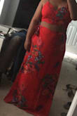 Amazing. It was a bit long so I might get it tailored. The material is good quality too. Not thin but perfect. Love this outfit! - Nicole M.