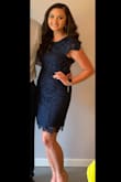 I loved this dress! I ordered a small, and It fit just about perfectly. The only slight problem was it was a little loose on the shoulders, but otherwise it fit perfectly! The color, details, and length were amazing! - Morrigan H.