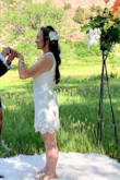 I love the dress! The xs was too tight so I had to get the top of the dress altered. And my fiance loved it too! - Chae C.