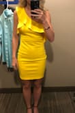 I LOVE IT- it fit perfect. It was somewhat stretchy. I got a small, and that is what I usually order and it worked for me. - Leslie S.