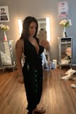 This jumpsuit is so beautiful and comfortable. I'm very short, so I took it to alterations to fix the length, but other then that it fits perfectly. - Elizabeth