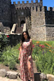 I got this dress for my trip to Napa, and it was perfect. Unfortunately there was only a medium available when I bought it, so it was a little looser than I would want it to be. It was still beautiful, fit great, and I got tons of compliments. - Sydney W.