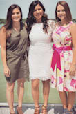 I loved the fit of this dress! It fit perfectly without being too tight or too big. I would definitely recommend especially for a shower. Lots of compliments. - Stephanie L.