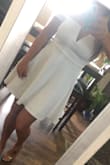 This dress is absolutely beautiful and fits perfectly!!! I am 5'2 135lbs and I ordered a medium love love love it. - Bridget S.
