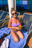 Super cute color and fit true to size! They are a little cheeky though! - Brittany B.