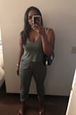 I really like this jumpsuit. The material is soft but not thin and it's super comfortable. I've got a lot of compliments. - Yidalia S.