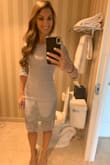 Wore this to a gala for work. Fit great! My only issue with it was the lining on the inside would bunch up a bit so after awhile it didn't look as smooth. - Amy V.