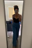Wasn't sure if I was a small or a medium but after reading the description and noticing that the material has no stretch, I decided to go with medium. Super cute jeans to pair with a crop top or a tucked in tee. A small would've probably fit but these are a comfortable fit. - Sovanny N.