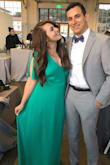Wore this to a wedding recently and felt so comfortable. The color was stunning and the dress flowed beautifully. It was still a bit long even with 5" heels, but I am very short lol I was able to wear a regular bra and didn't have a problem with any problems. - Olivia E.
