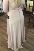 My friends and I got this for my friend's wedding next month in the blush colour. However when we got the dresses, it was more NUDE than blush. The colour looks almost NOTHING like the pictures. It was such a HUGE disappointment. We ordered from Canada and had to pay $60 duties on top of shipping etc. So to send it back is just another annoying cost. We still haven't figured out what to do with the dresses but the colour is definitely NOT as blush-pink as advertised. - Gabriel M.